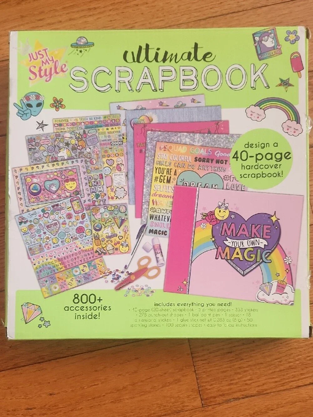 Ultimate Scrapbook Kit - Pink & Green